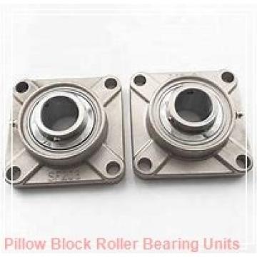 85 mm x 264.2 to 296.1 mm x 106 mm  Dodge ISN 519-085MLR Pillow Block Roller Bearing Units